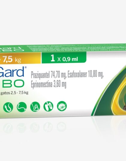 Nexgard Combo Interno y Externo Gato 2,5-7,5kg