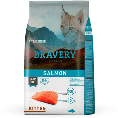 Bravery Kitten Salmon 2kg