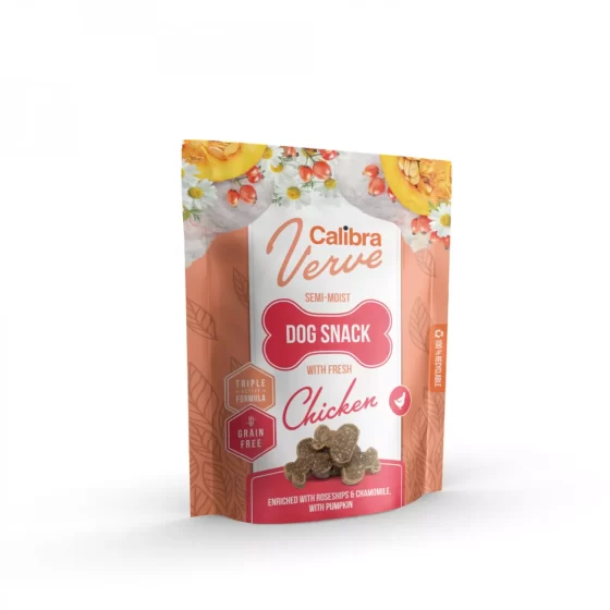 Calibra Dog Verve Semi-Moist Snack Fresh Chicken 150g
