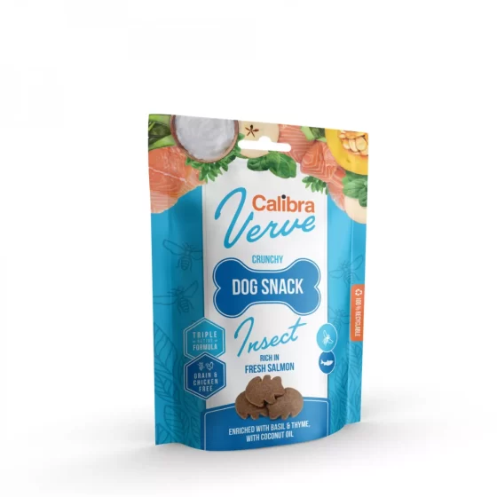 Calibra Dog Verve Crunchy Snack Insect&Salmon 150g