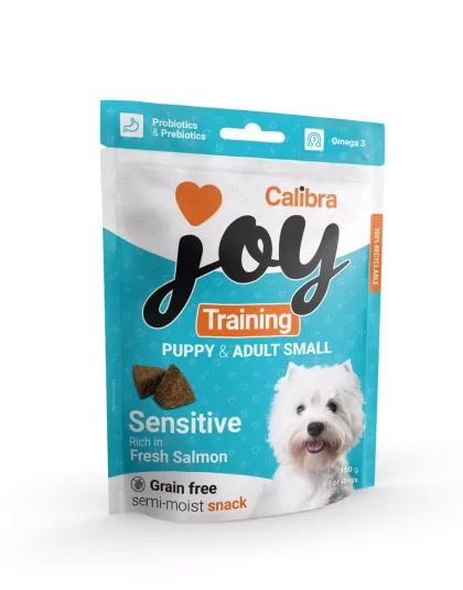 Calibra Joy Dog Training Sensitive Puppy&Adult S Salmon 150g