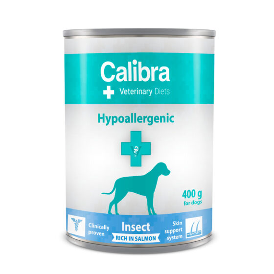 Calibra VD Dog Lata Hypoallergenic Insect & Salmon 400gr