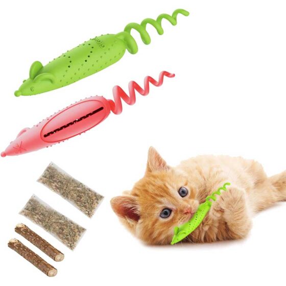 Gigwi Raton con Catnip Para cuidado dental - Imagen 3