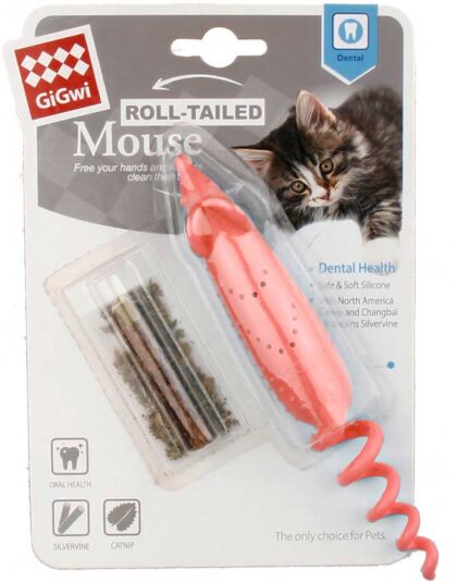 Gigwi Raton con Catnip Para cuidado dental