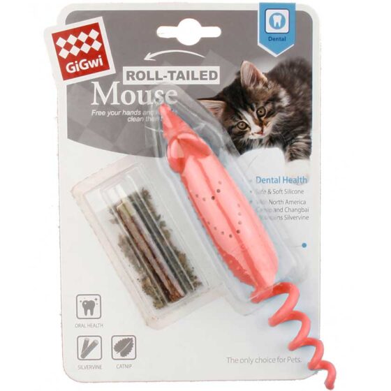 Gigwi Raton con Catnip Para cuidado dental